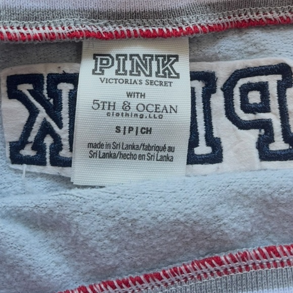 PINK Victoria's Secret Gray and Red University of Houston Sweatshirt - Picture 3 of 4